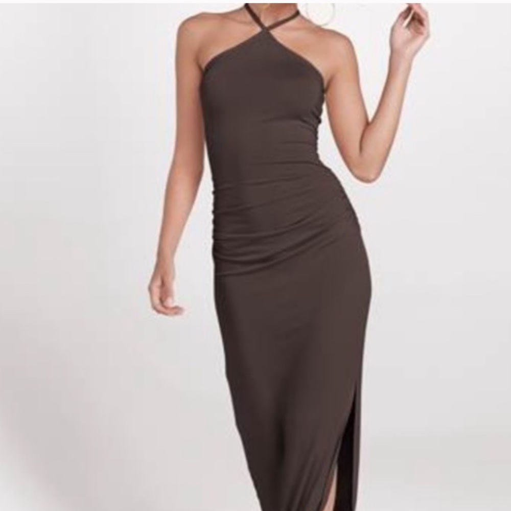 SOLD       New Maxi Halter Dress